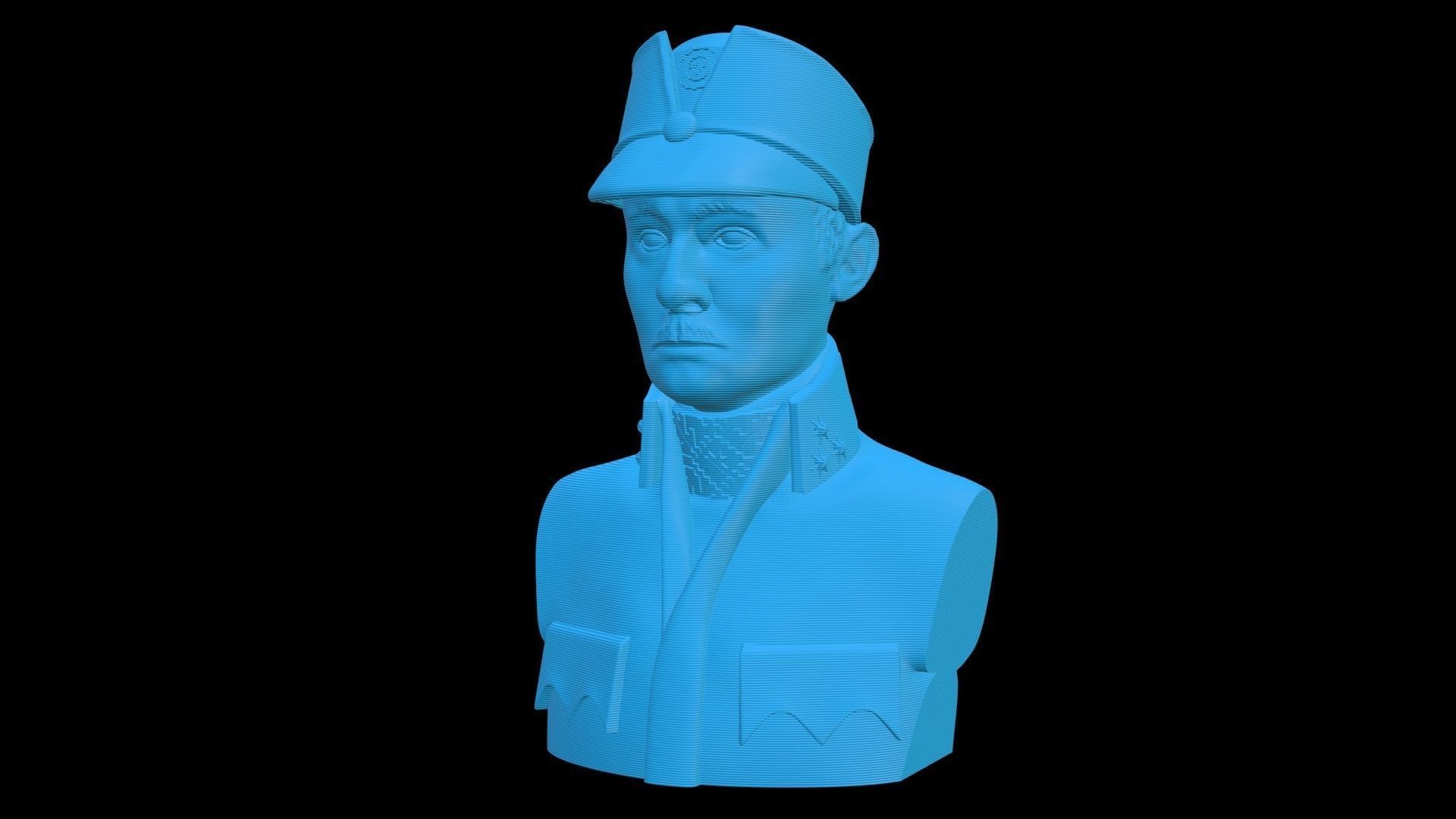 Archduke Vasyl Vyshyvanyi Bust 3D print model_7