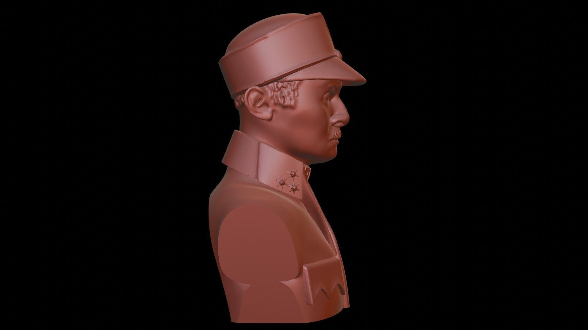 Archduke Vasyl Vyshyvanyi Bust 3D print model_16