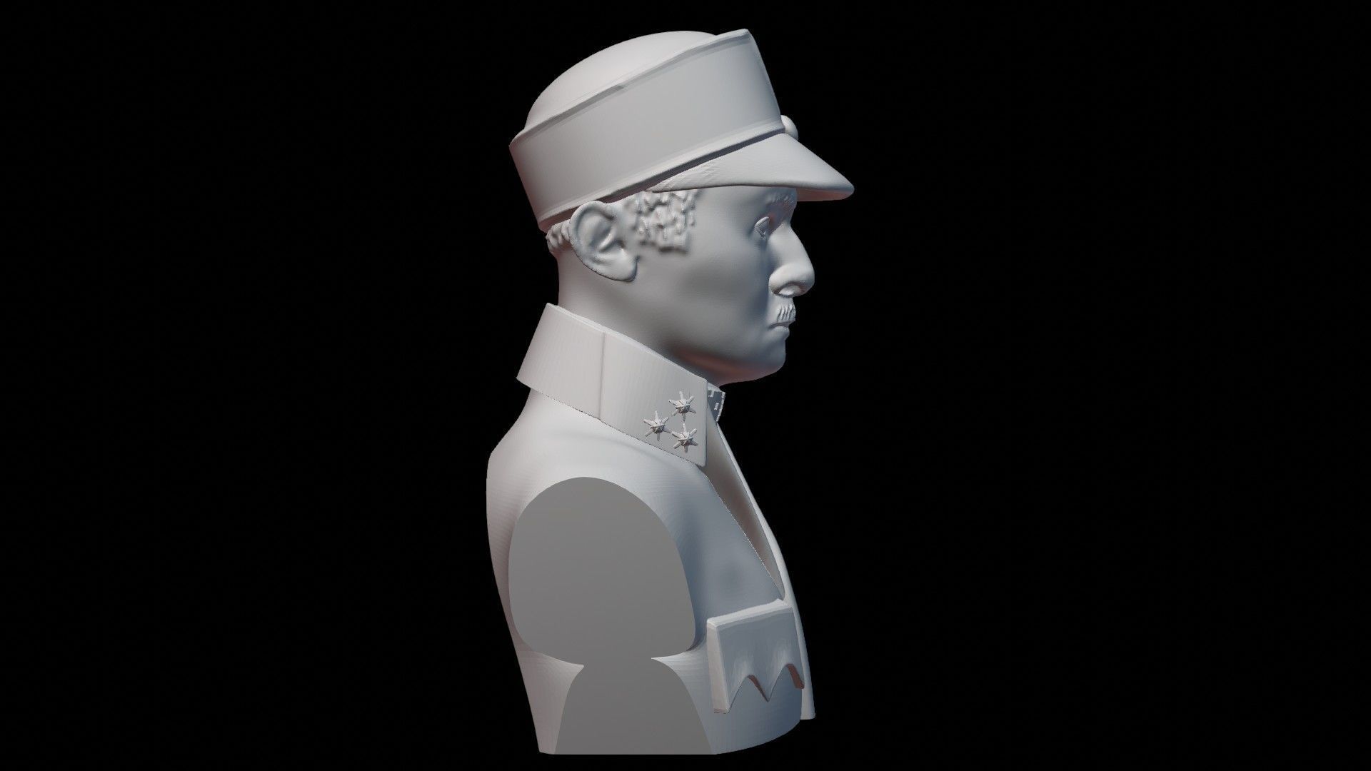 Archduke Vasyl Vyshyvanyi Bust 3D print model_4
