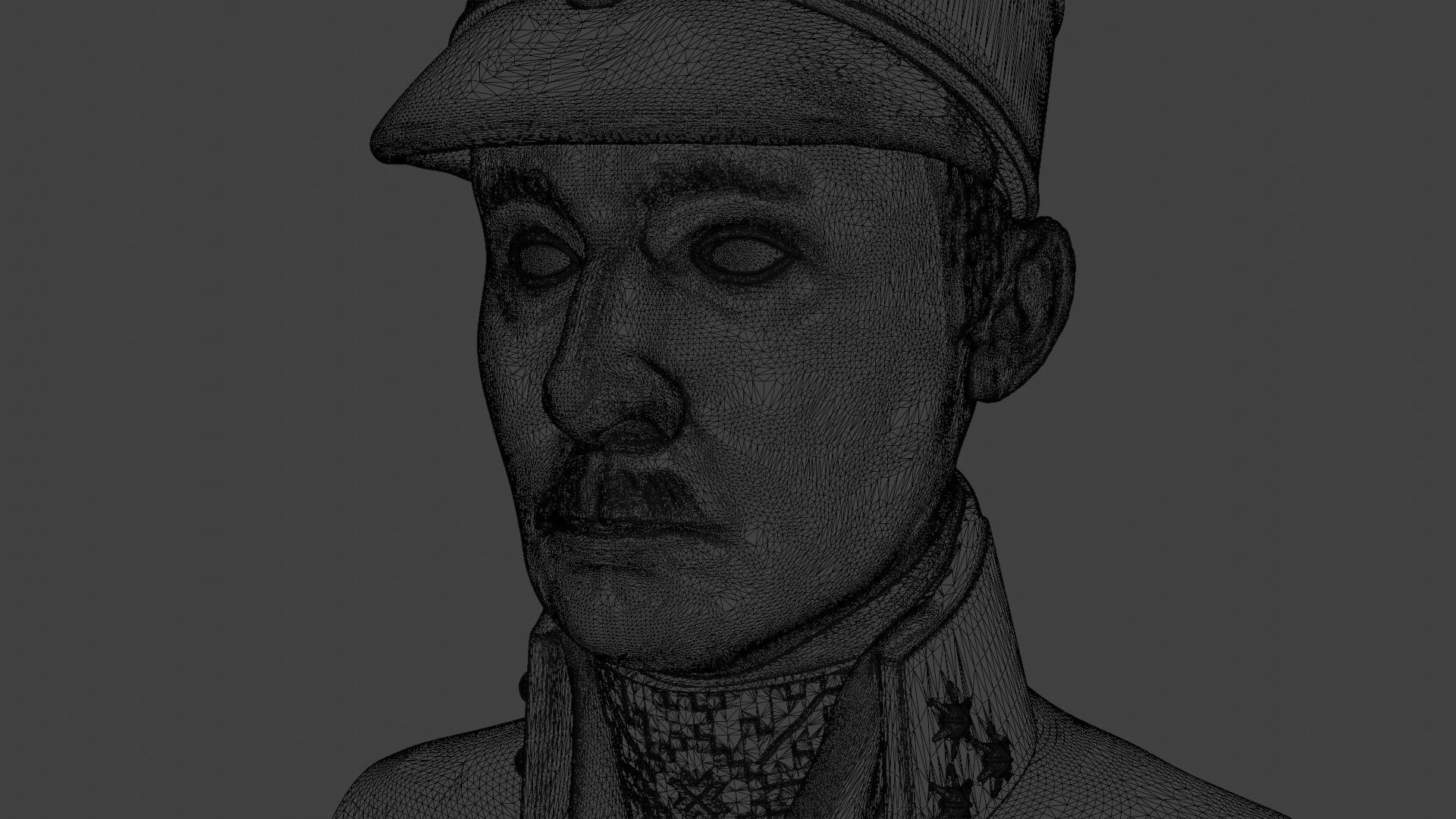 Archduke Vasyl Vyshyvanyi Bust 3D print model_19