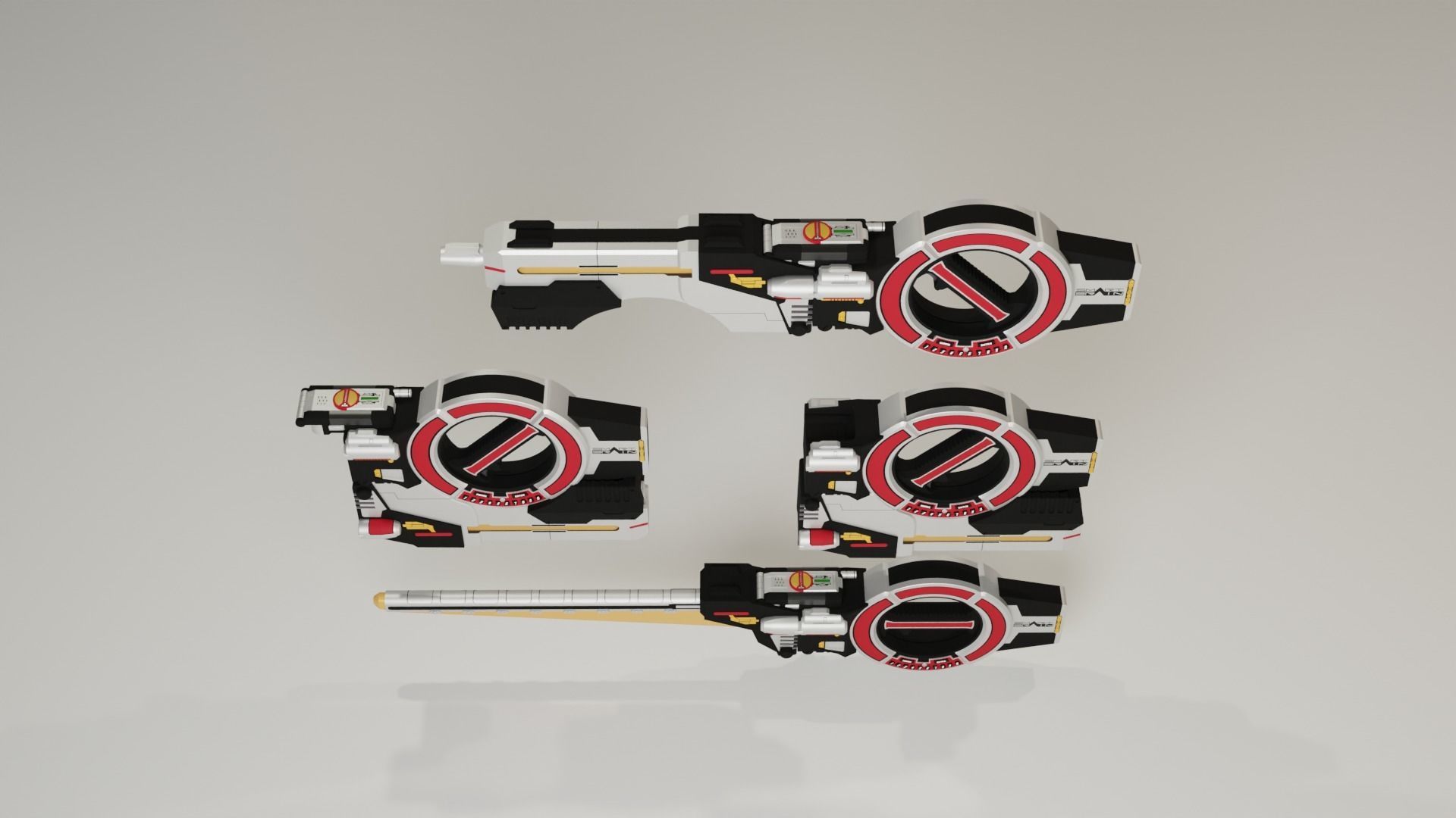 Faiz Blaster 3D model_1