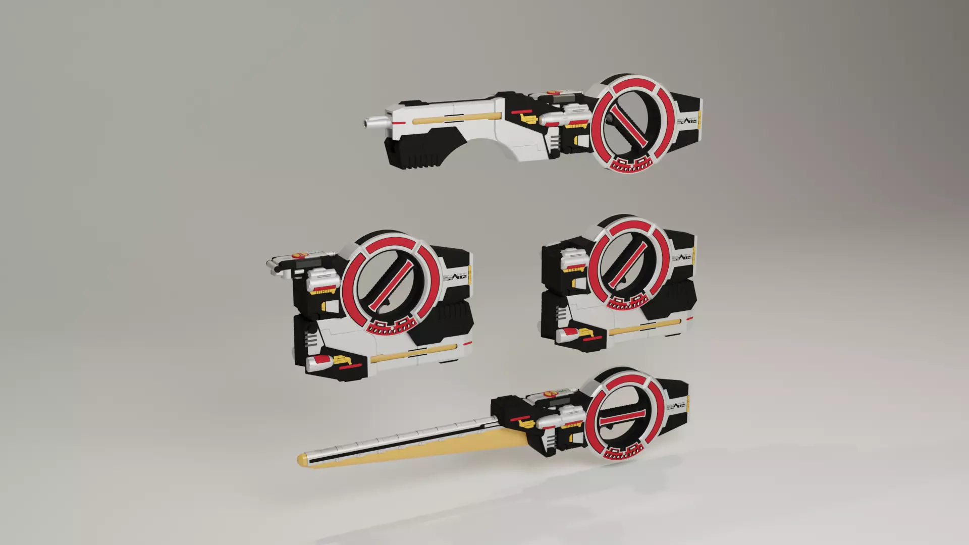 Faiz Blaster 3D model_0