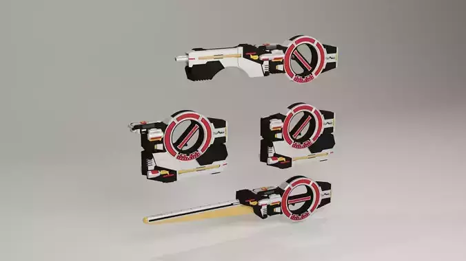 Faiz Blaster 3D model