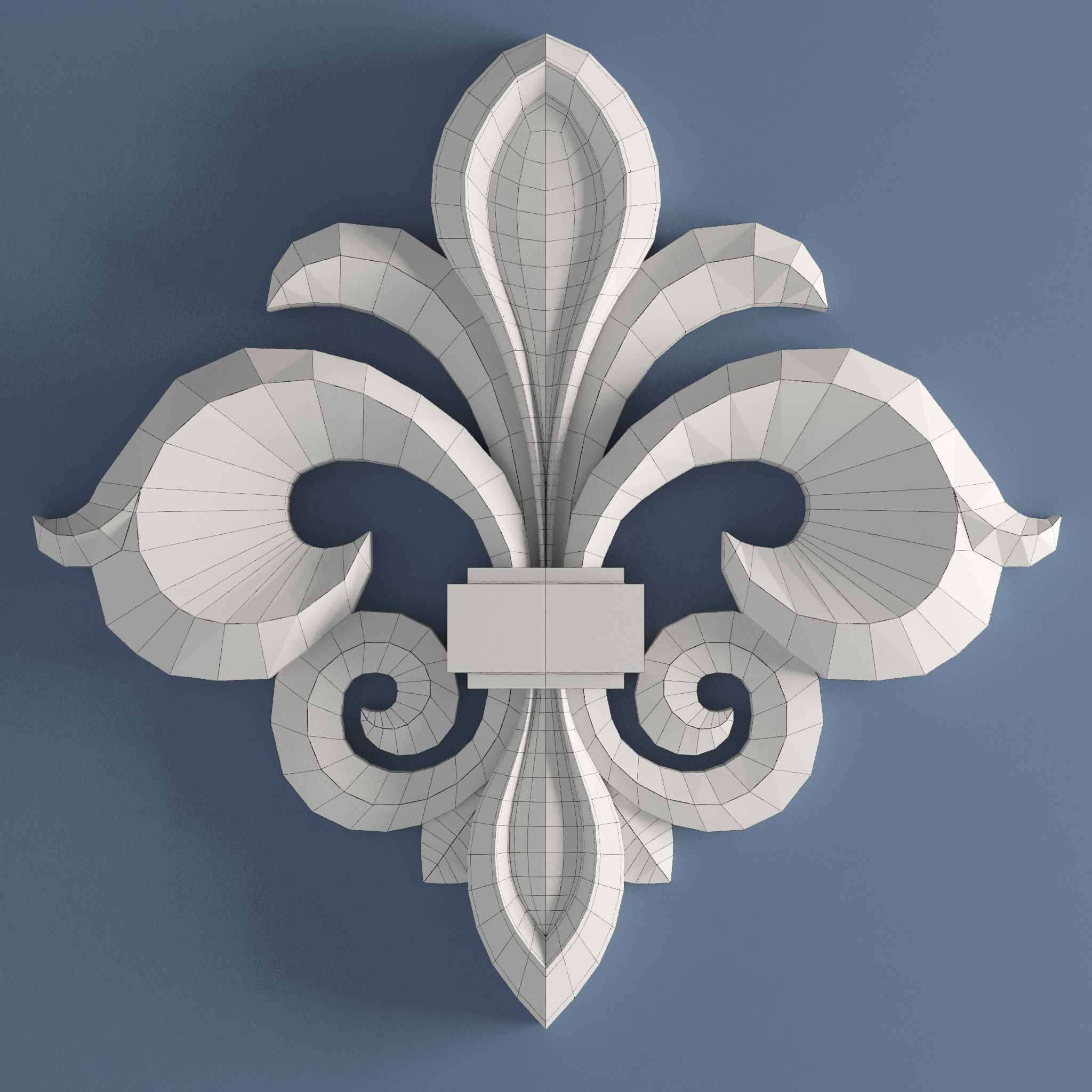 15 Architectural Ornaments 3DModel and Brush 3D model_23