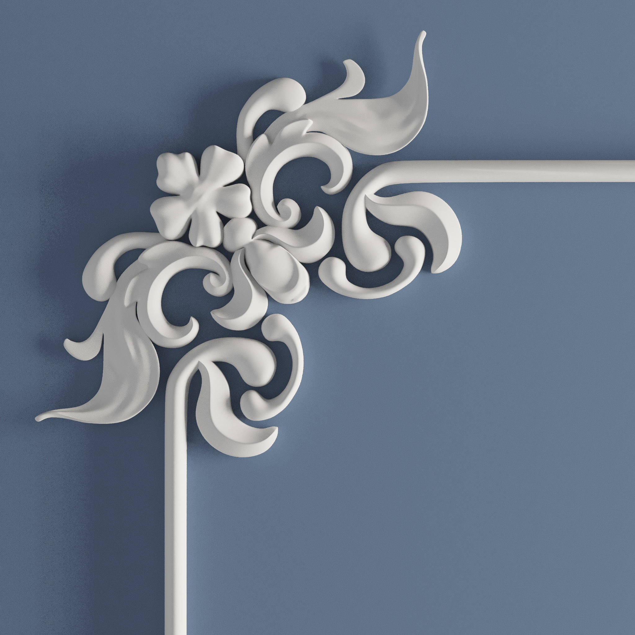 15 Architectural Ornaments 3DModel and Brush 3D model_4