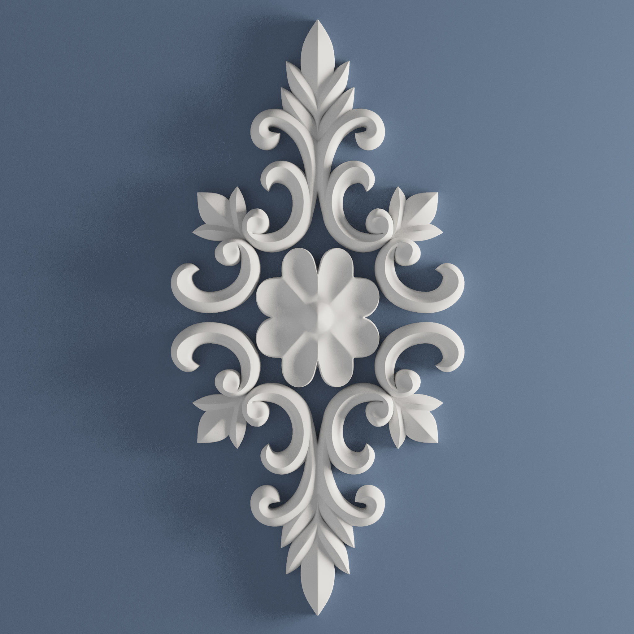 15 Architectural Ornaments 3DModel and Brush 3D model_3