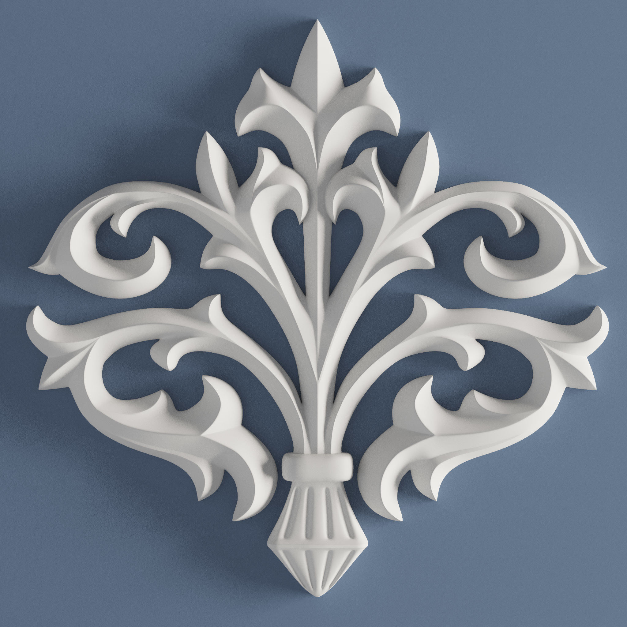 15 Architectural Ornaments 3DModel and Brush 3D model_14