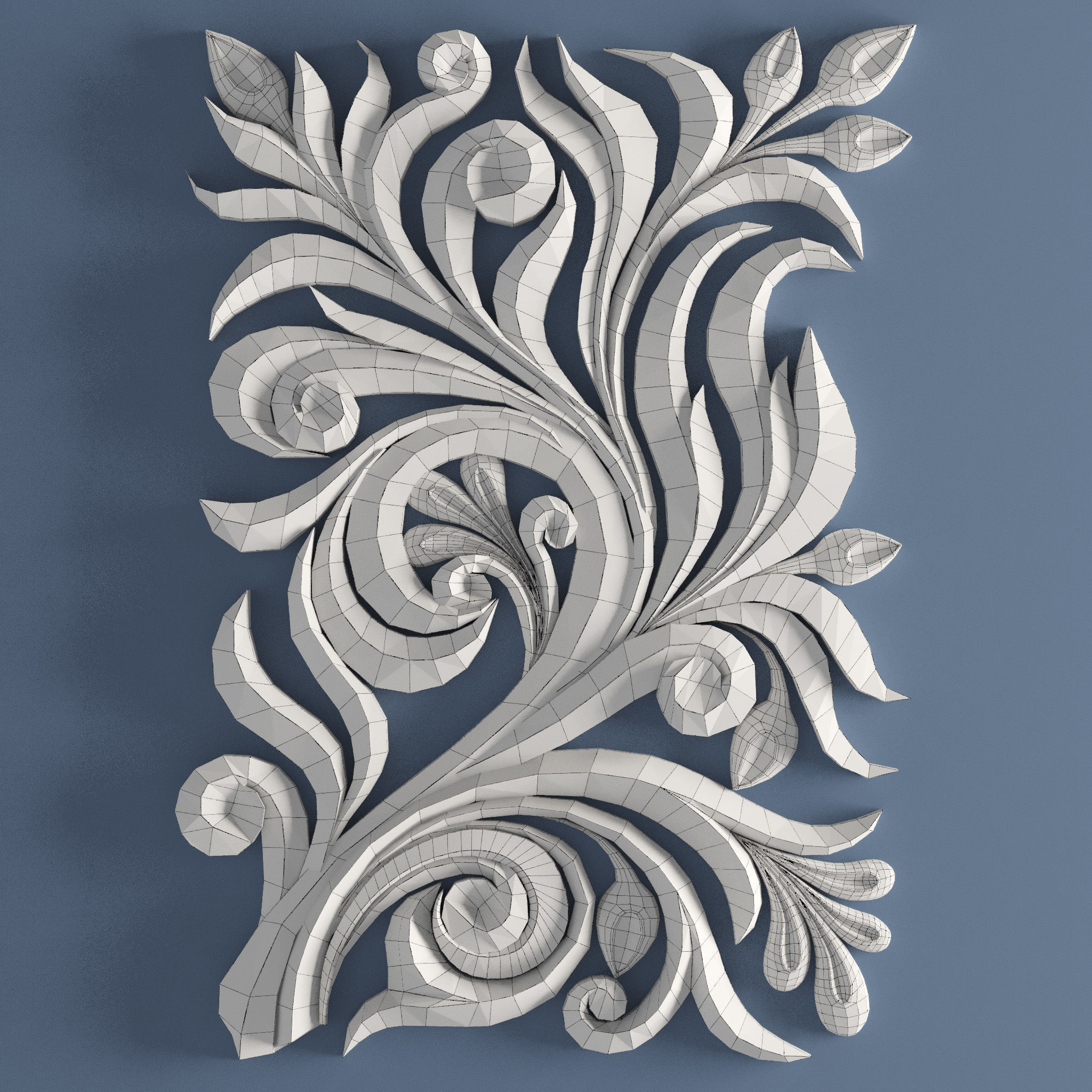 15 Architectural Ornaments 3DModel and Brush 3D model_21