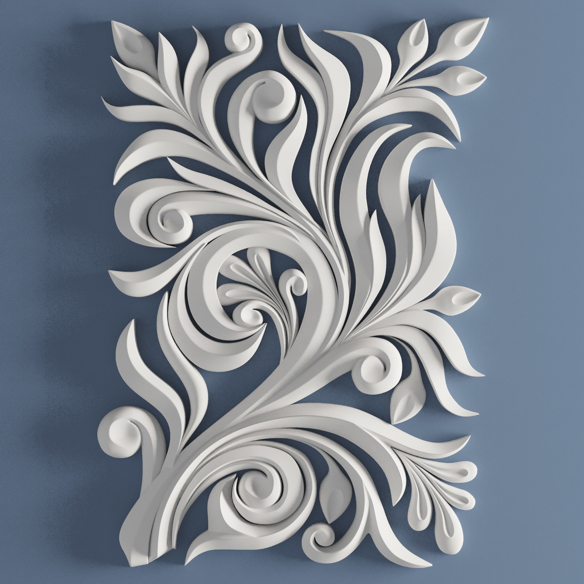 15 Architectural Ornaments 3DModel and Brush 3D model_6