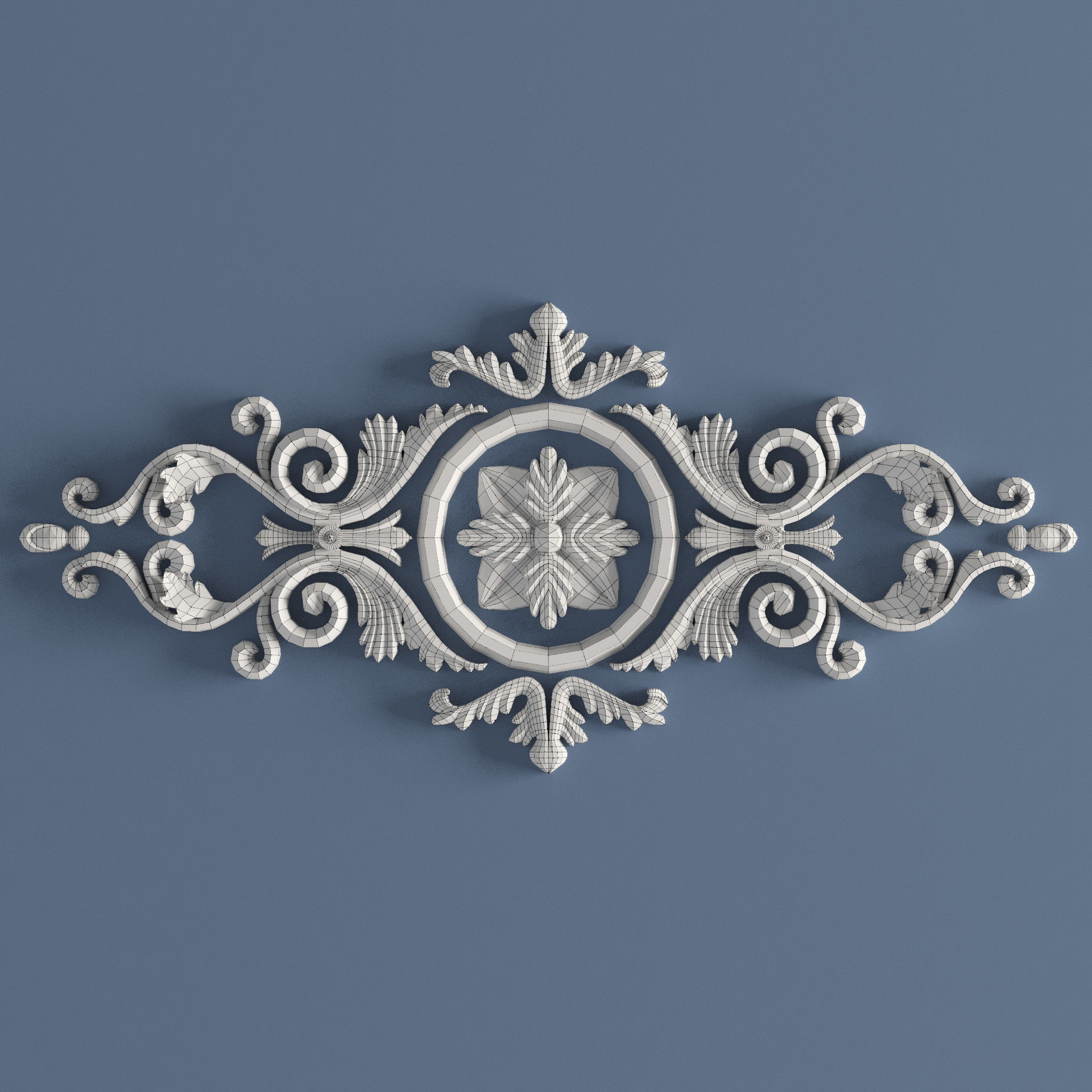 15 Architectural Ornaments 3DModel and Brush 3D model_31