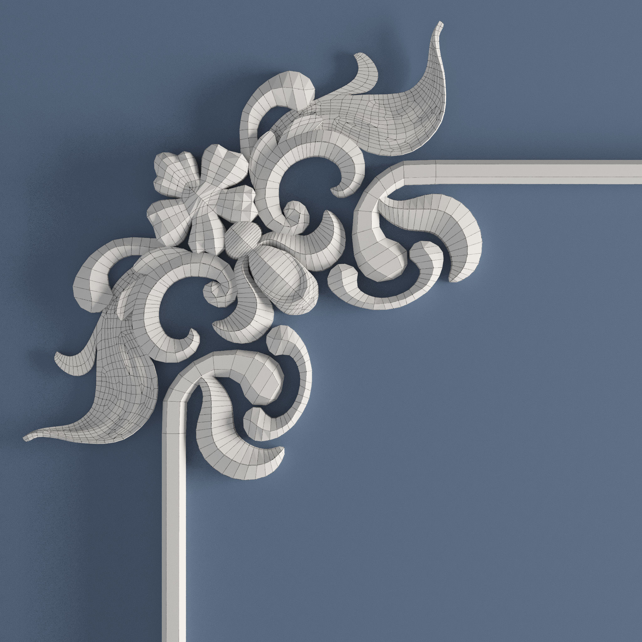 15 Architectural Ornaments 3DModel and Brush 3D model_19