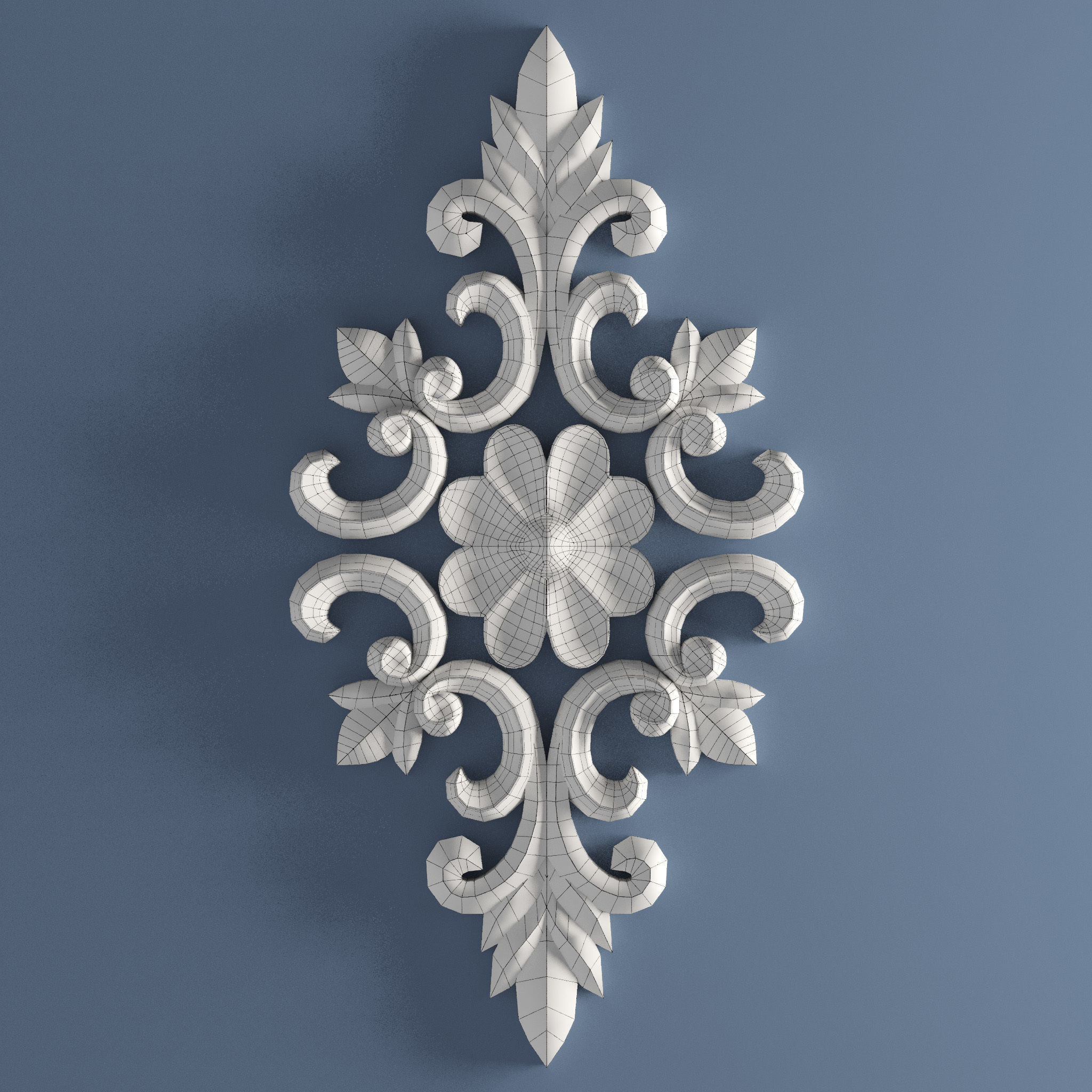 15 Architectural Ornaments 3DModel and Brush 3D model_18