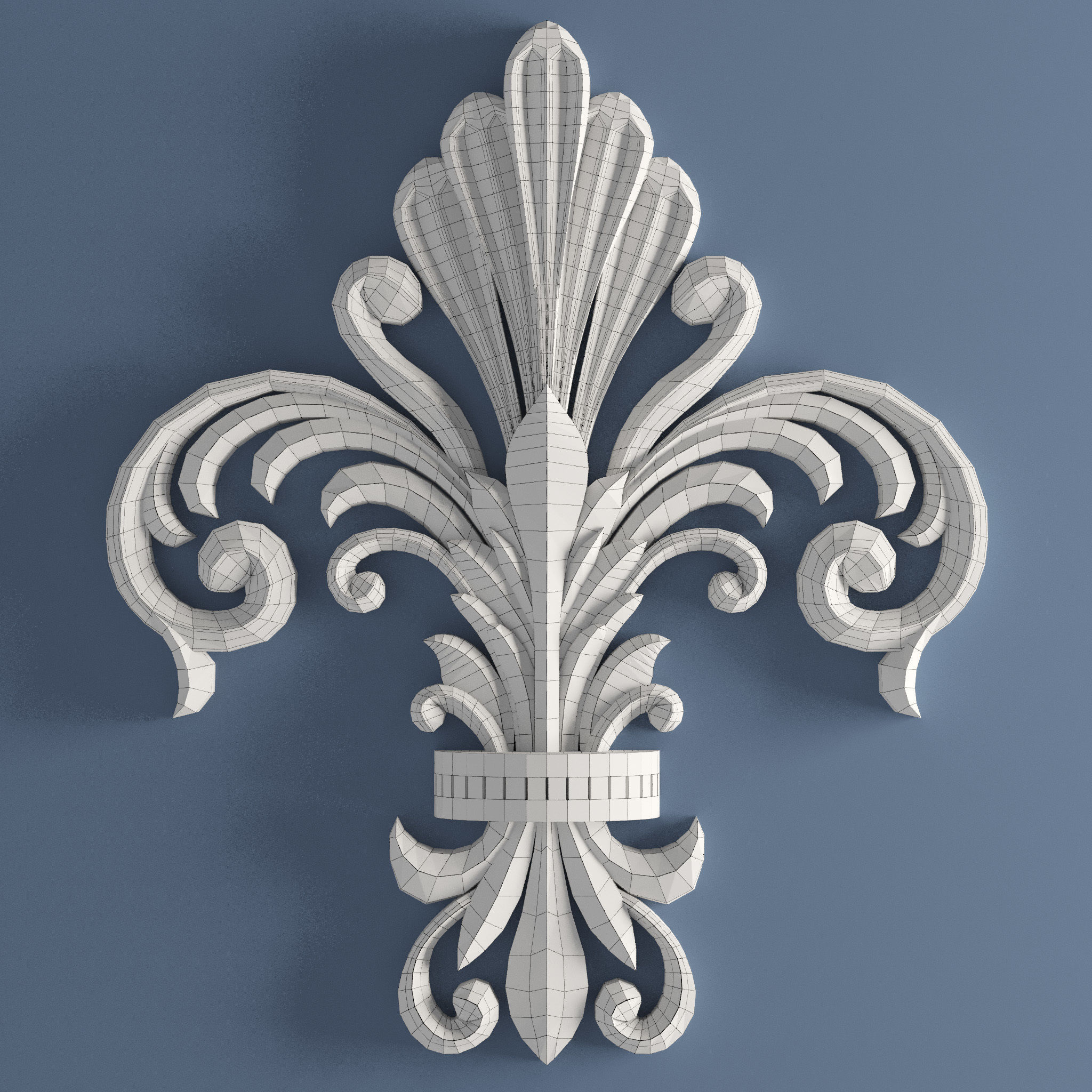 15 Architectural Ornaments 3DModel and Brush 3D model_20