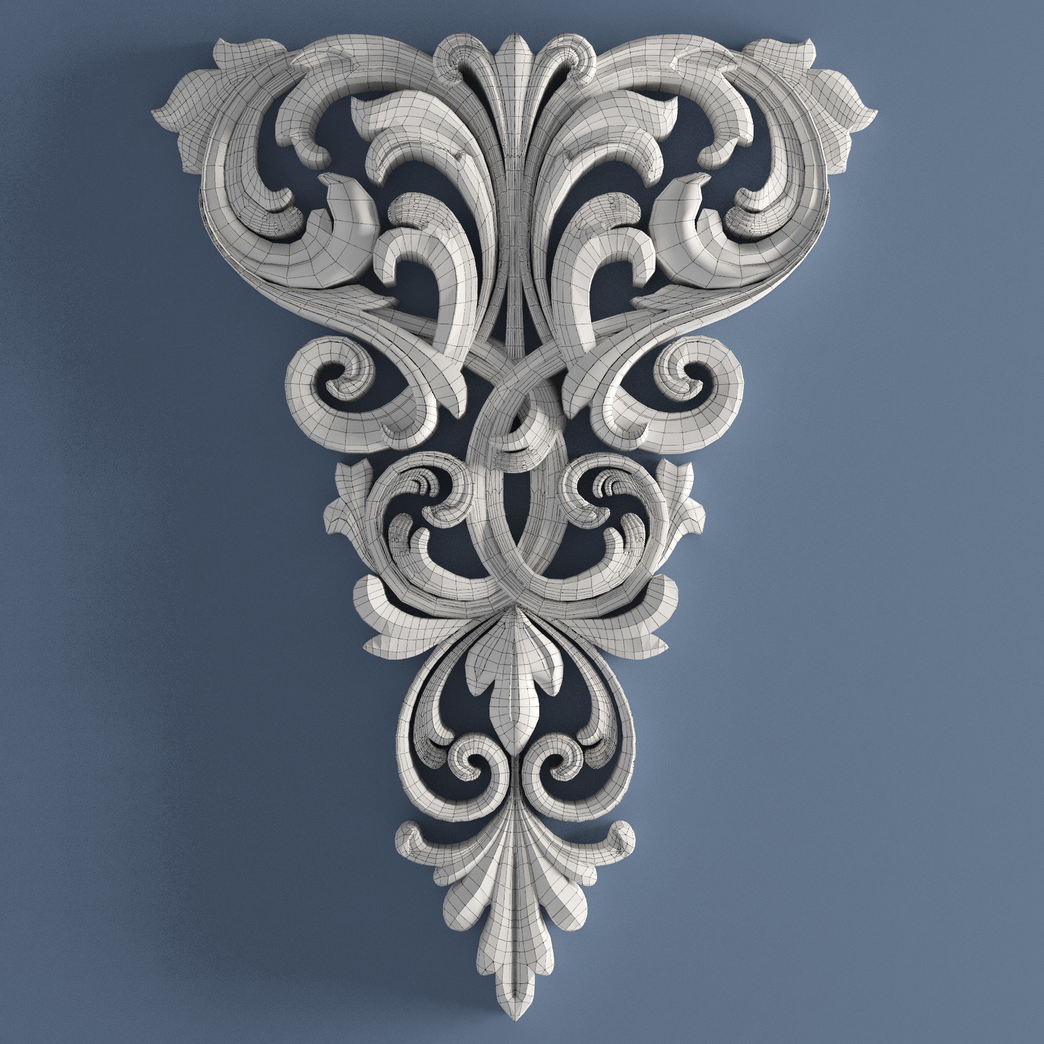 15 Architectural Ornaments 3DModel and Brush 3D model_22