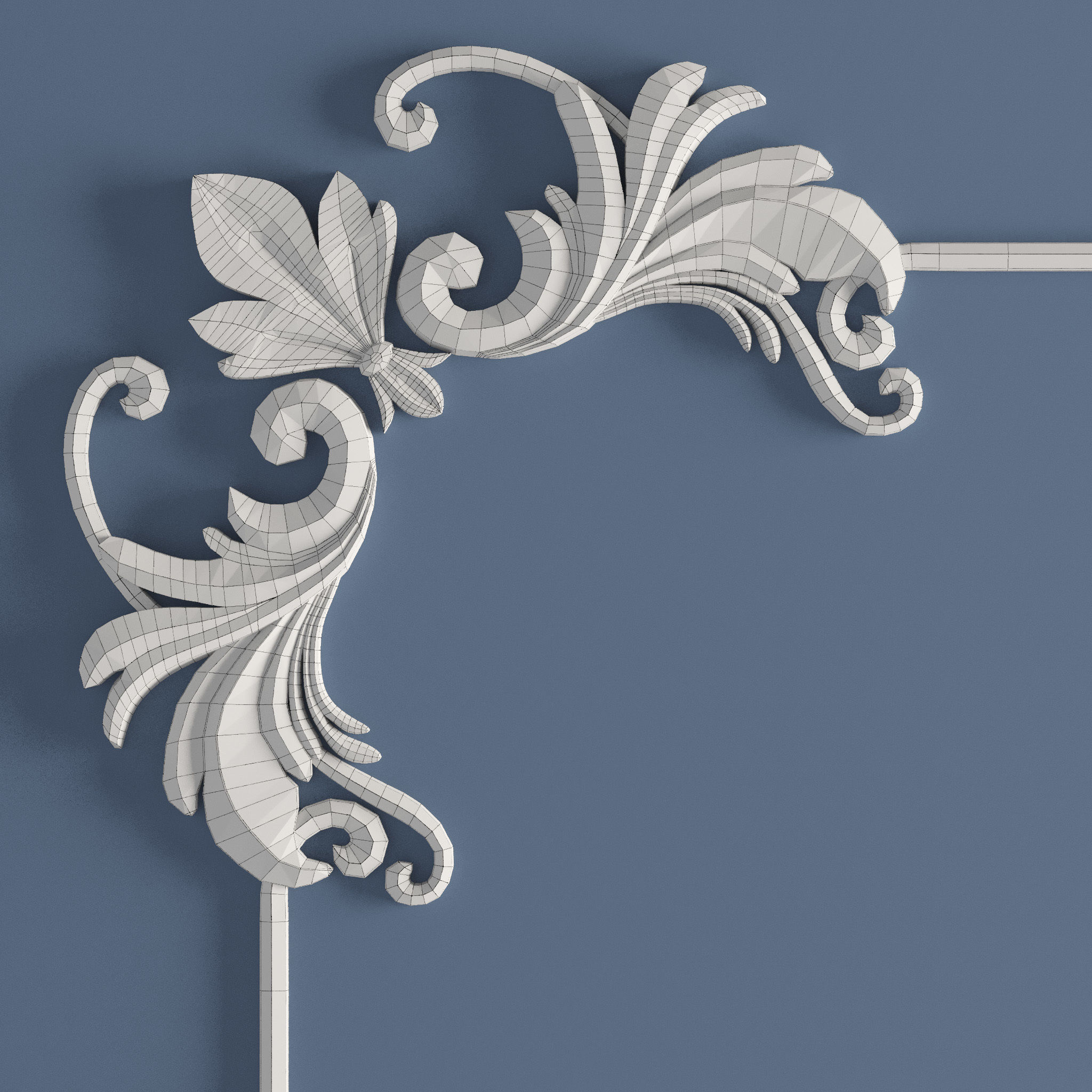 15 Architectural Ornaments 3DModel and Brush 3D model_25