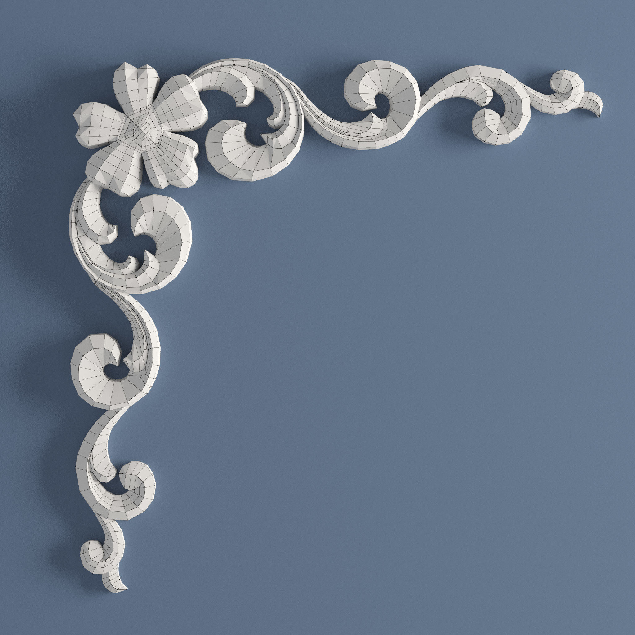 15 Architectural Ornaments 3DModel and Brush 3D model_27