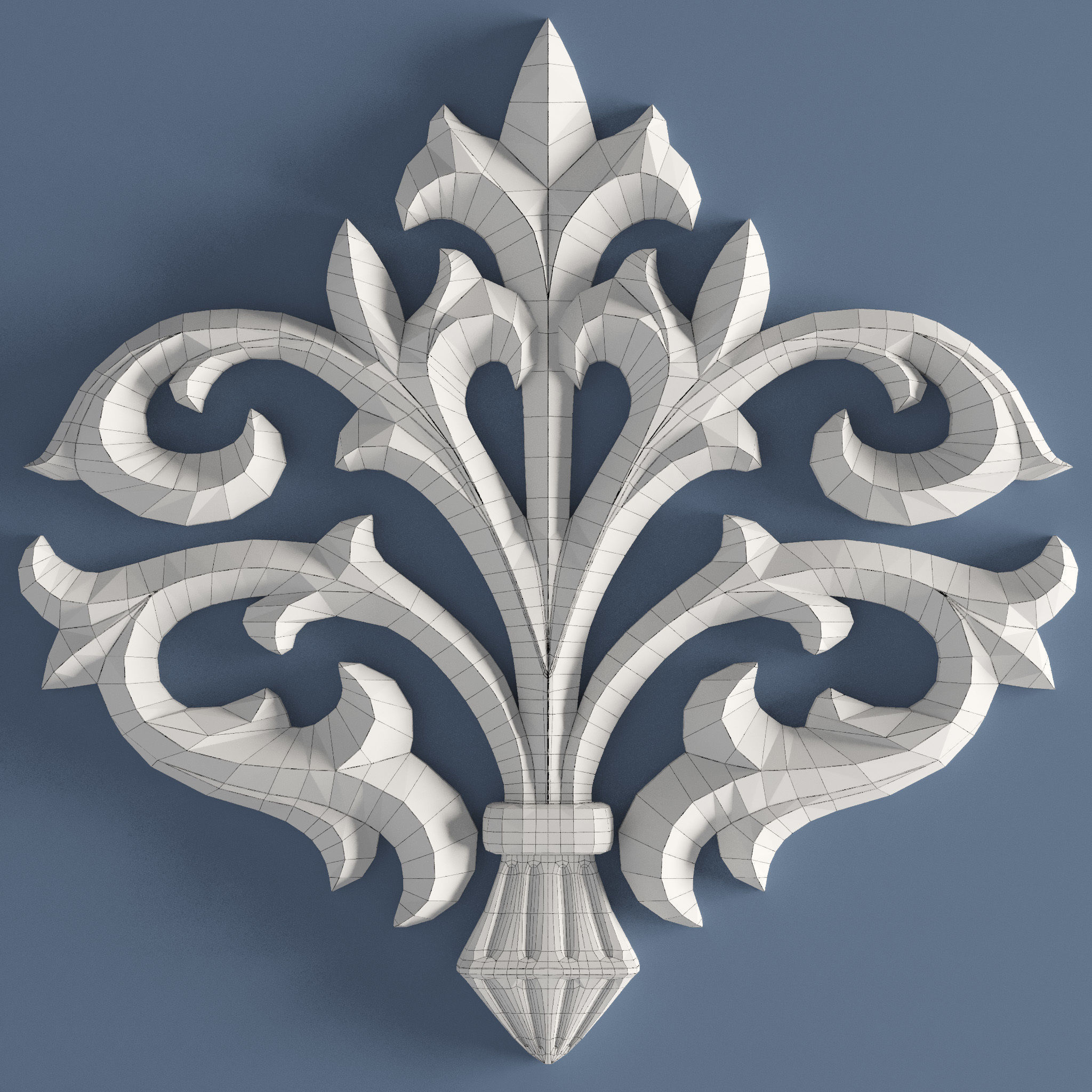 15 Architectural Ornaments 3DModel and Brush 3D model_29