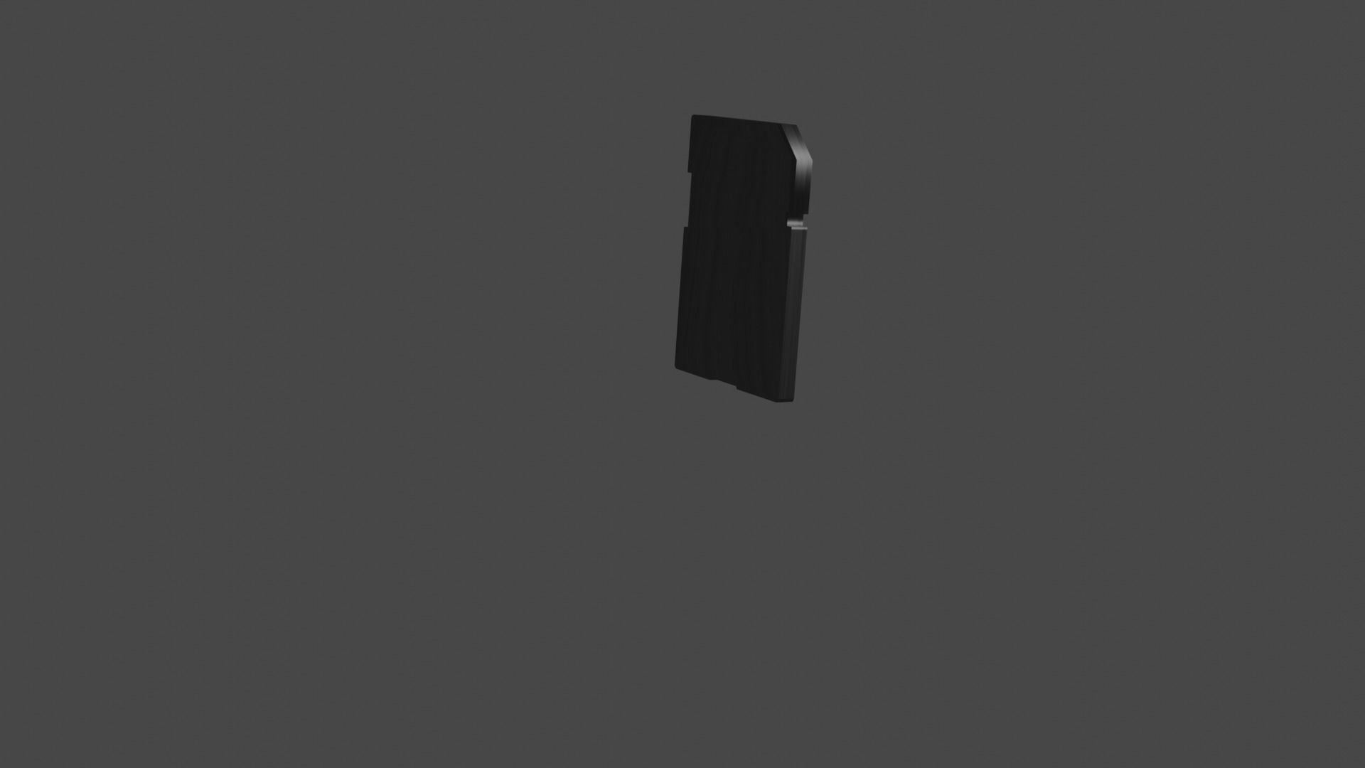 A Simple SD CARD Adapter 3D model_1