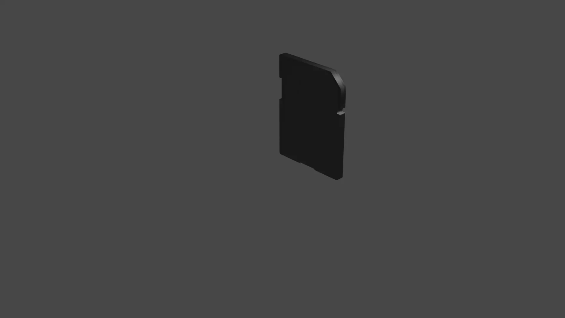 A Simple SD CARD Adapter 3D model_0