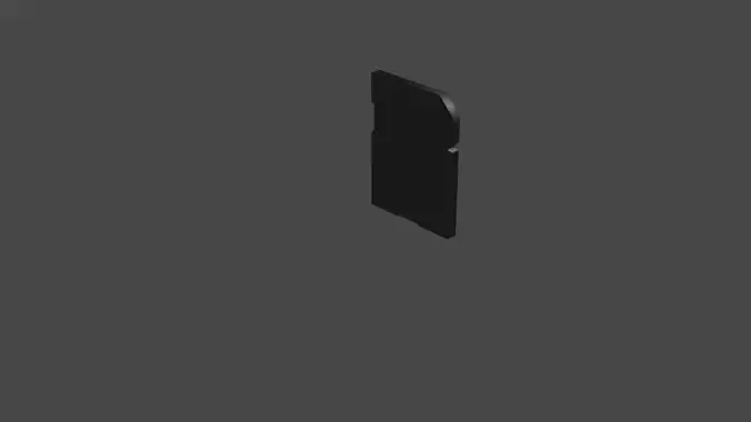 A Simple SD CARD Adapter 3D model