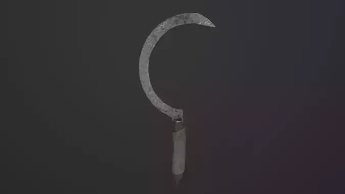  Sickle 3D Model Low-poly 3D model