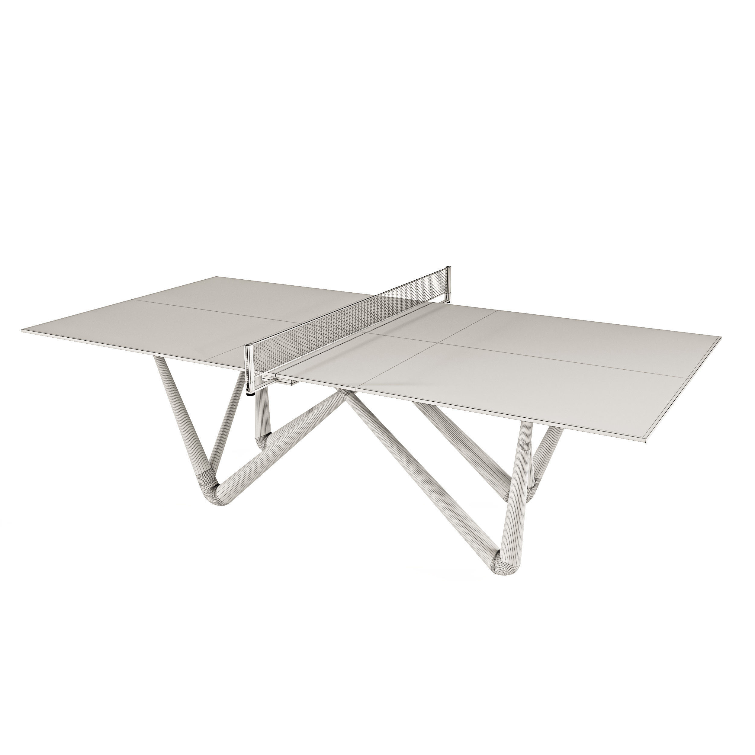 Ping Pong Table TECKELL EFFETTO 71 3D model_6