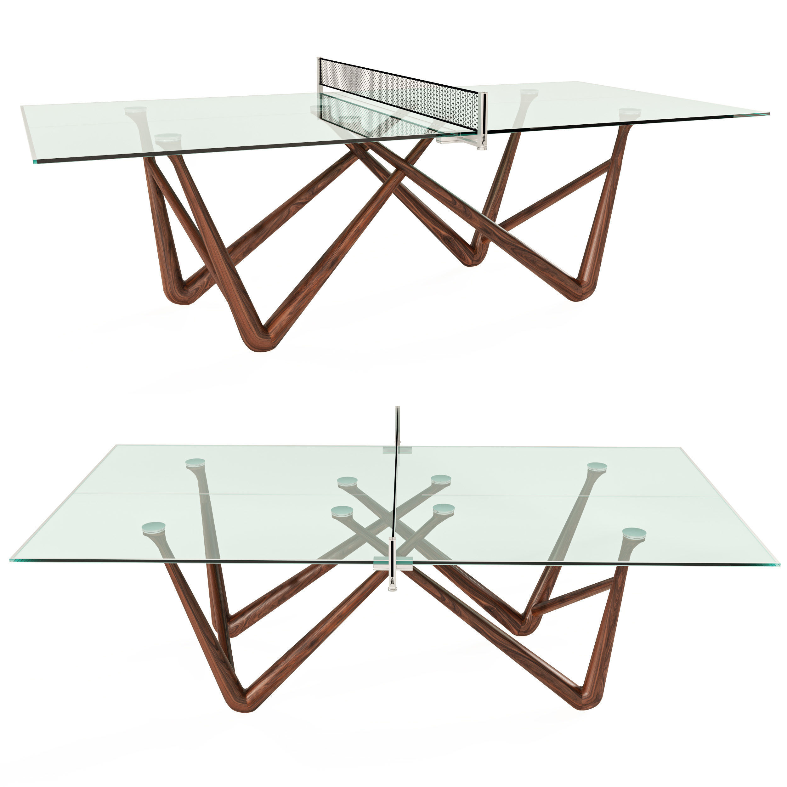 Ping Pong Table TECKELL EFFETTO 71 3D model_1