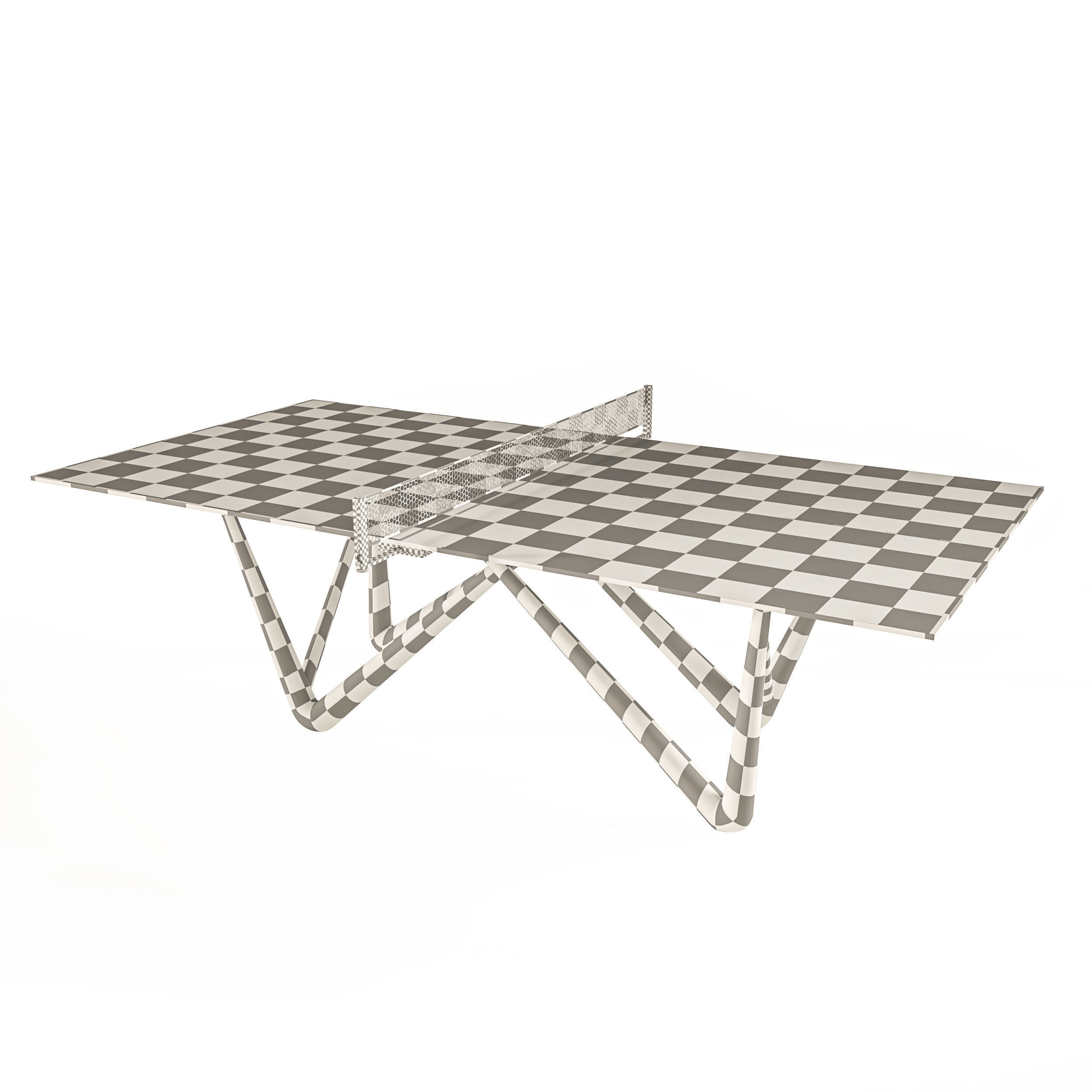 Ping Pong Table TECKELL EFFETTO 71 3D model_5
