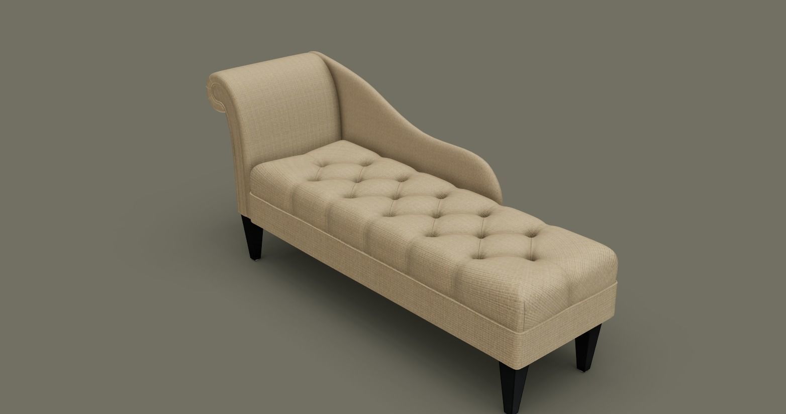 Sofas Low-poly 3D model_1