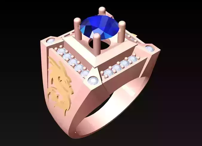 Dragon Ring - Mens Ring - N5269