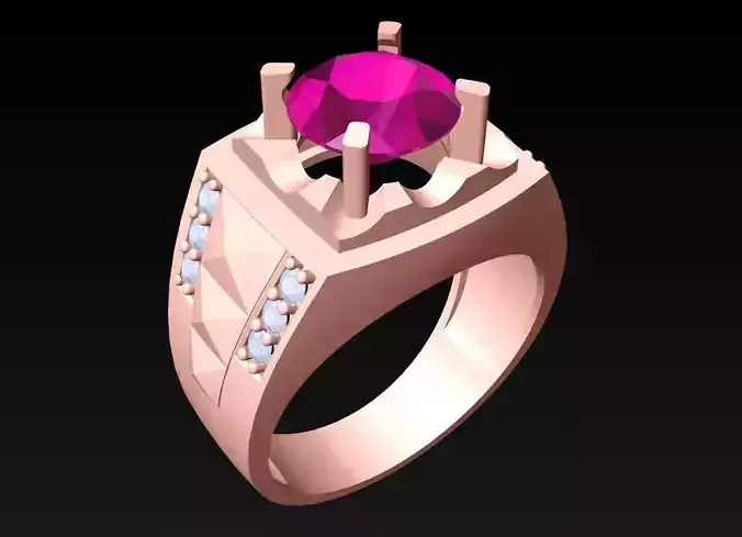 Diamond Rings - Mens Ring - N3892