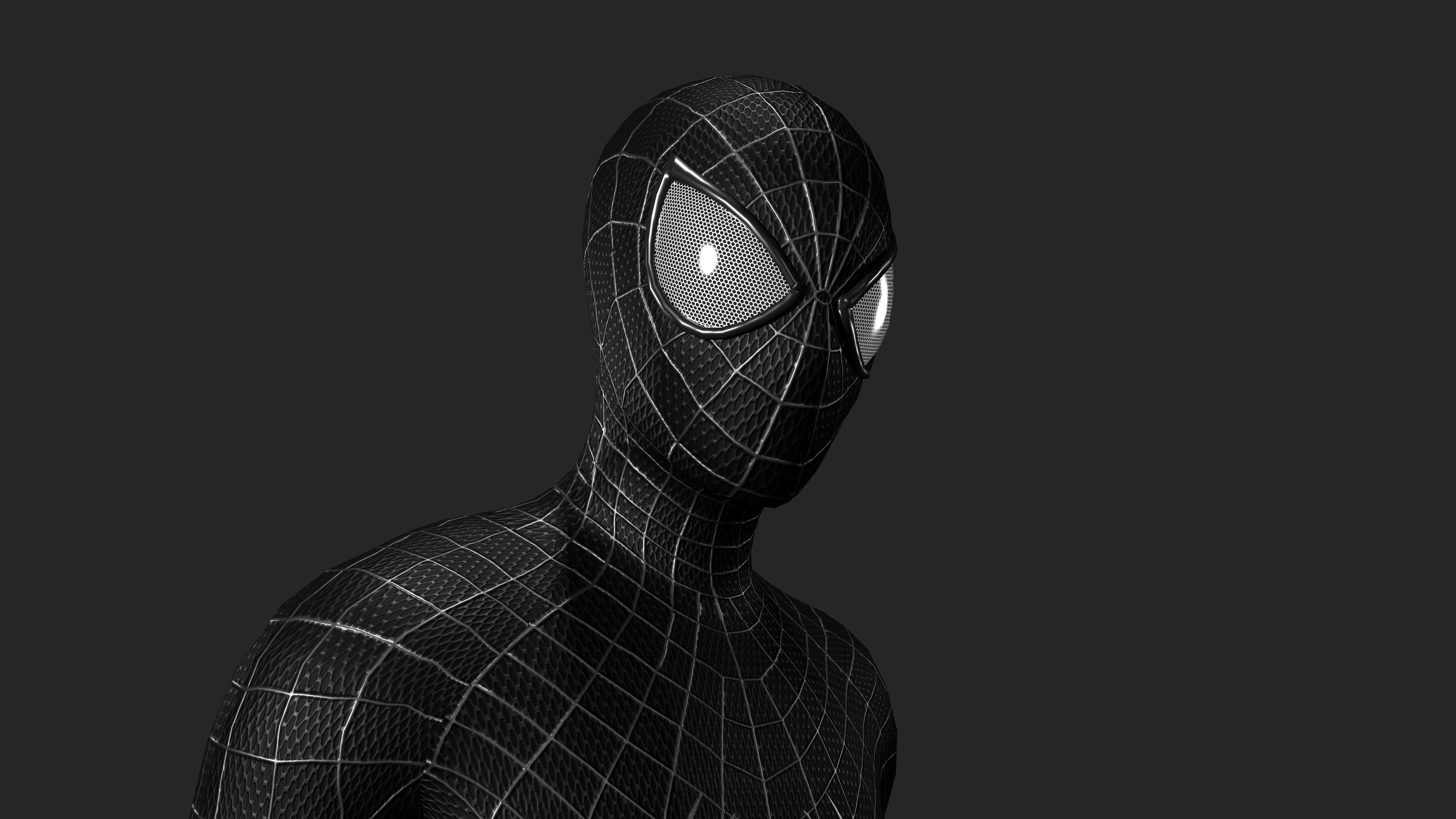 3D model The Amazing Spider-Man Black Suit VR / AR / low-poly | CGTrader