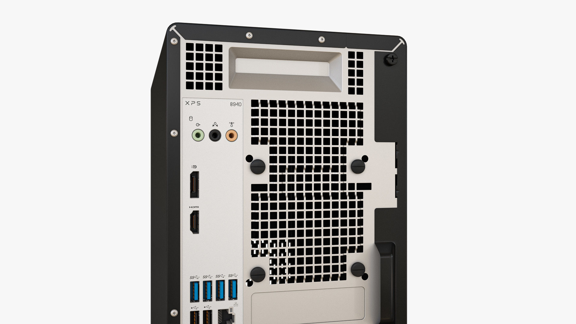 Dell XPS 8940 Desktop with Optical Drive Black 3D model_12