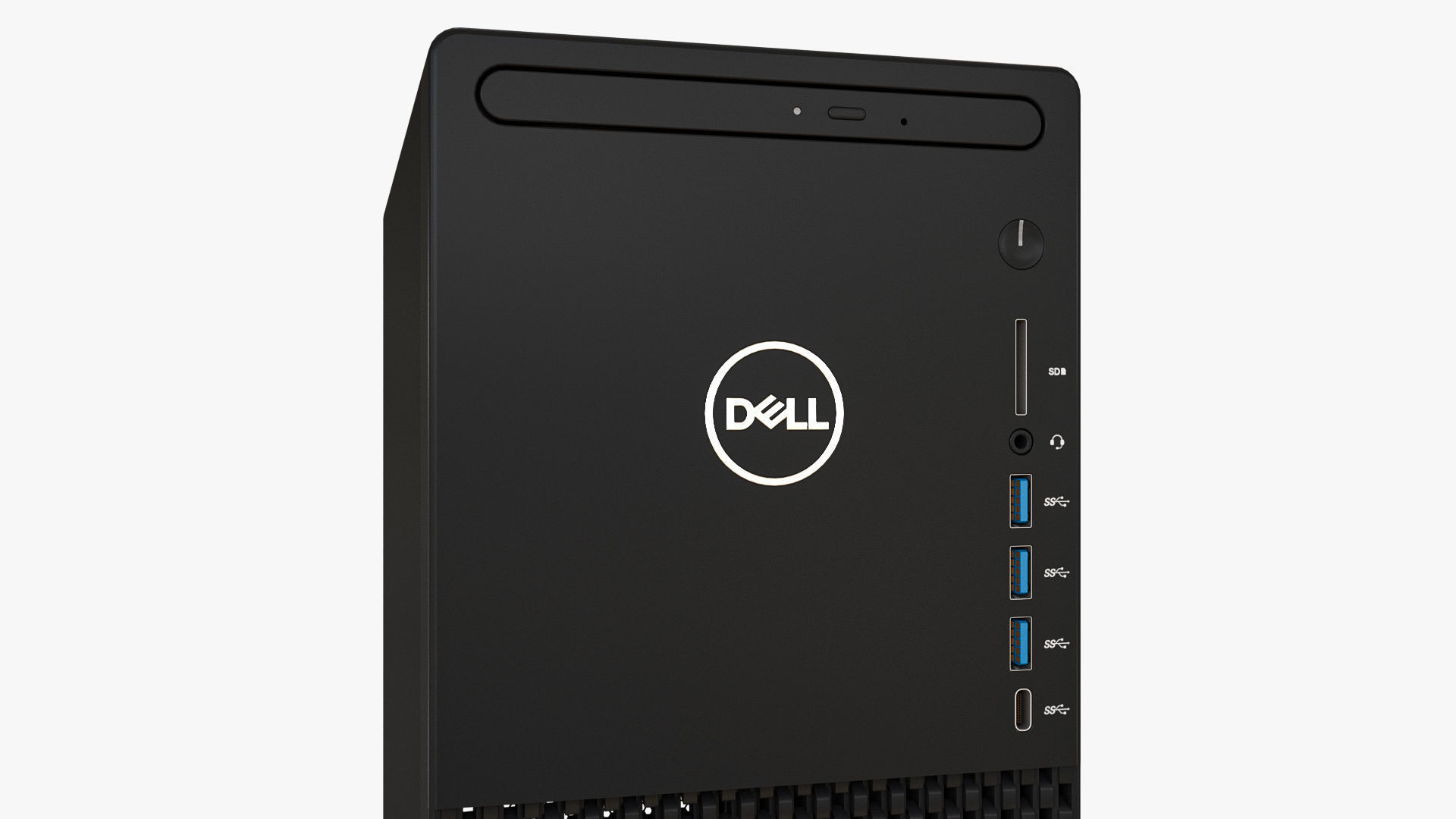 Dell XPS 8940 Desktop with Optical Drive Black 3D model_10