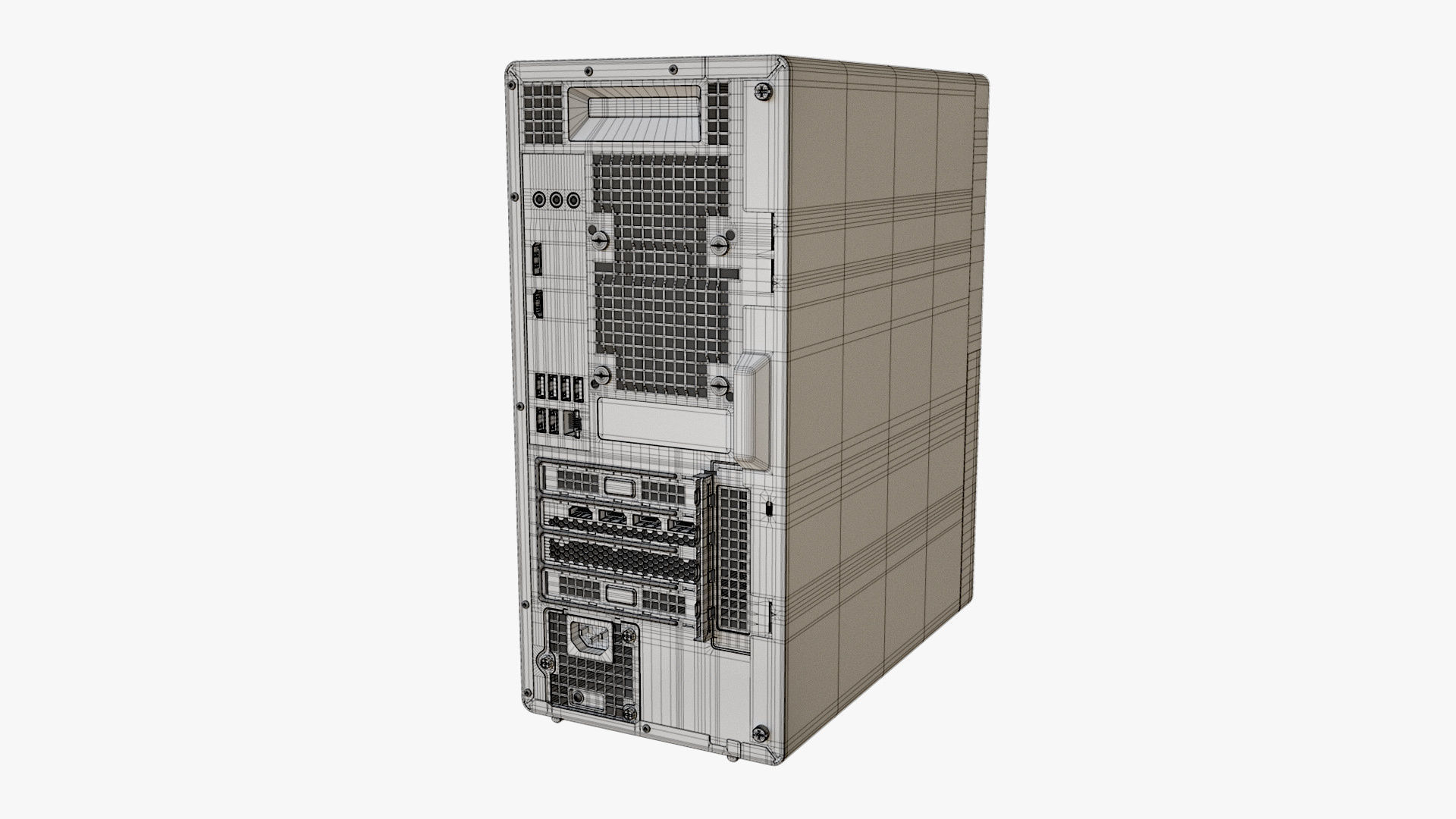 Dell XPS 8940 Desktop with Optical Drive Black 3D model_15