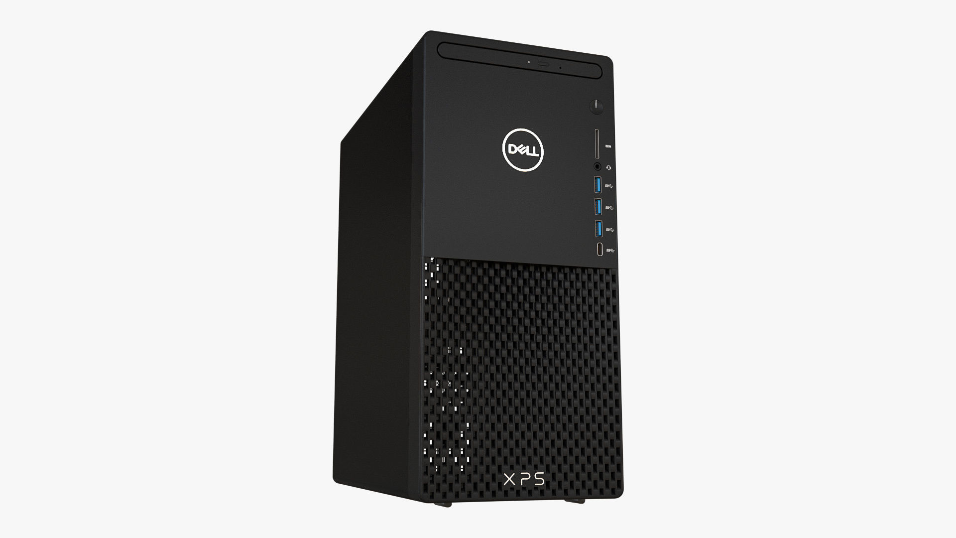 Dell XPS 8940 Desktop with Optical Drive Black 3D model_2
