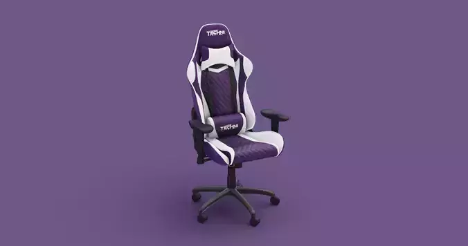 Gaming Chair Low-poly 3D model