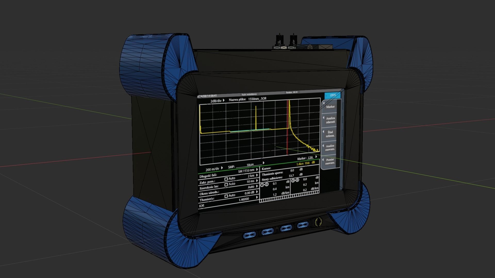 Optical reflectometer 3D model_4