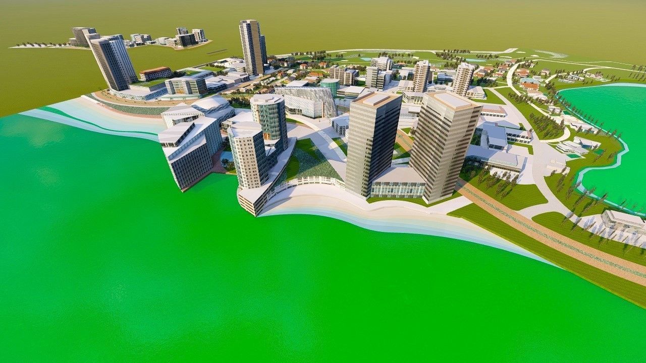 City 3D model - city 3D model for unity  Low-poly 3D model_7