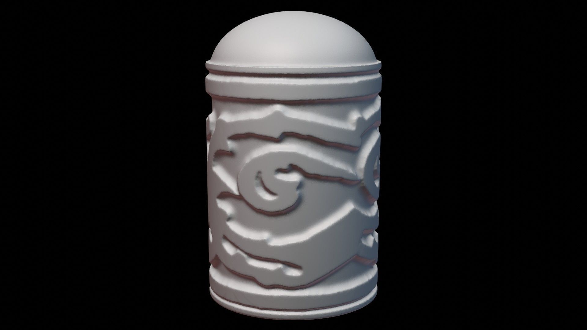 Caucasian or Cossack Gazyr Bag 3D print model_1