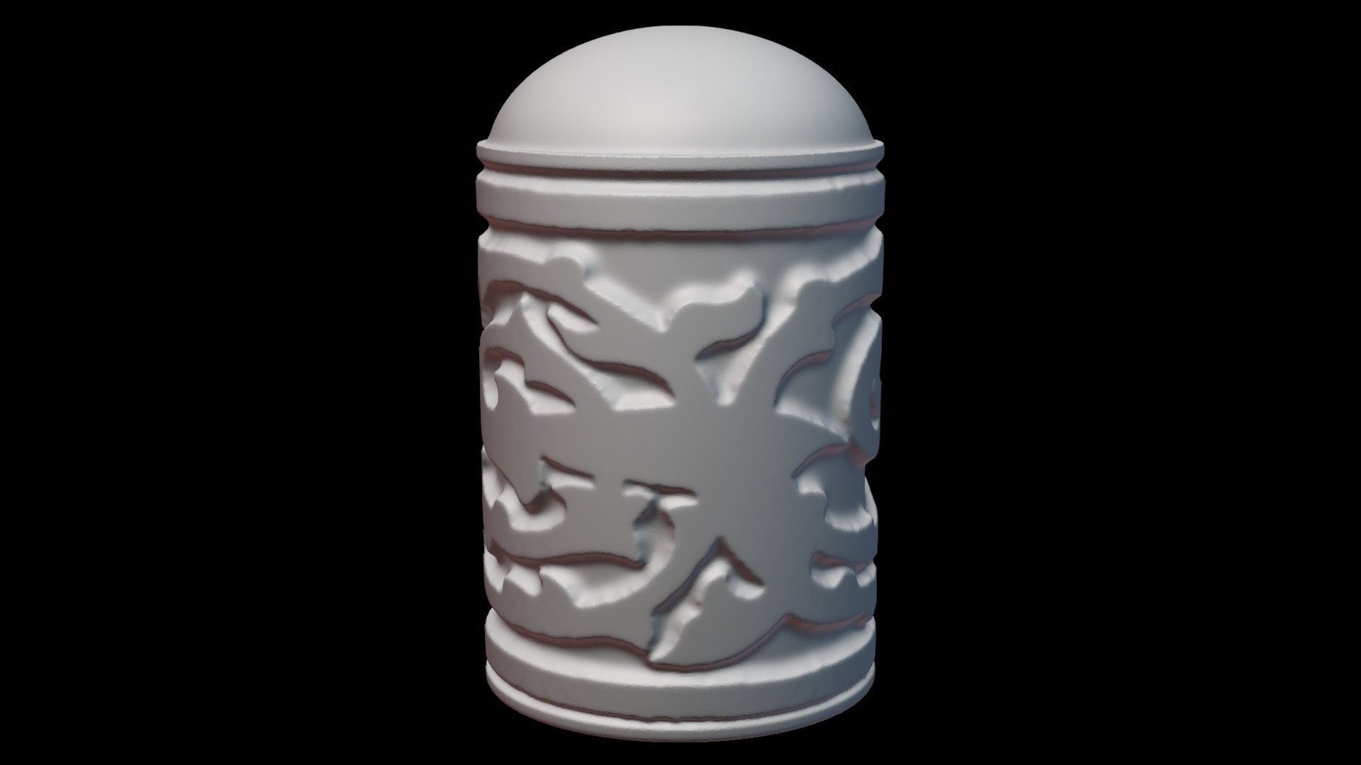 Caucasian or Cossack Gazyr Bag 3D print model_2