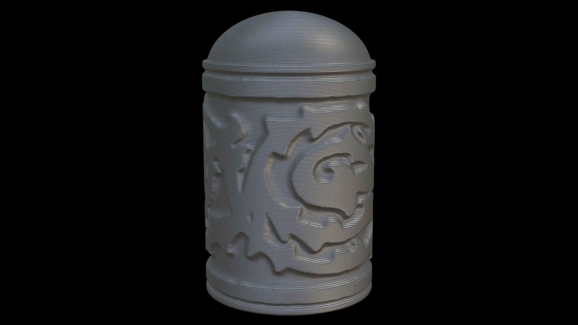 Caucasian or Cossack Gazyr Bag 3D print model_13