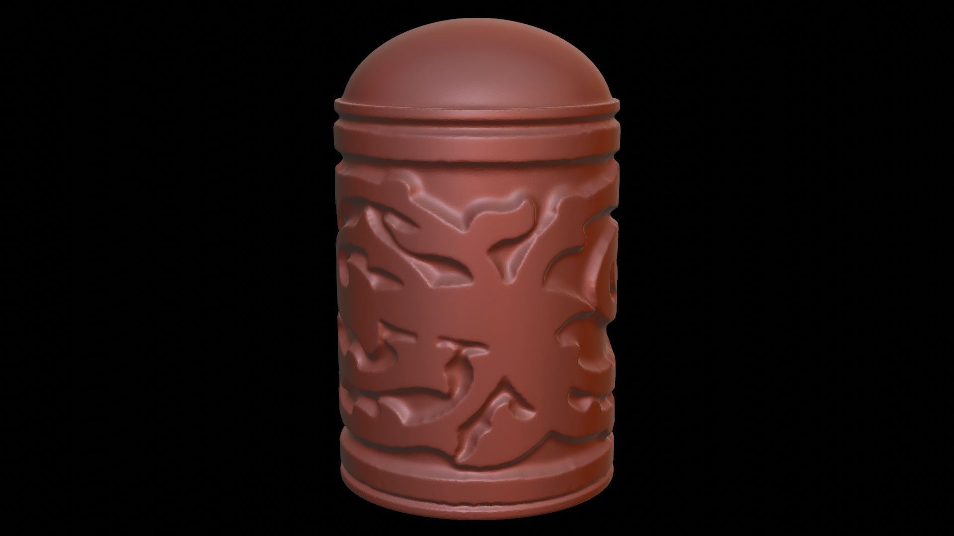 Caucasian or Cossack Gazyr Bag 3D print model_7