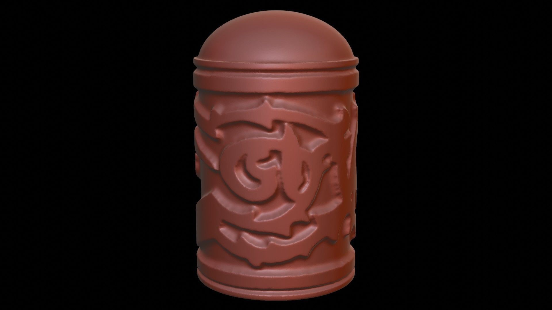 Caucasian or Cossack Gazyr Bag 3D print model_5