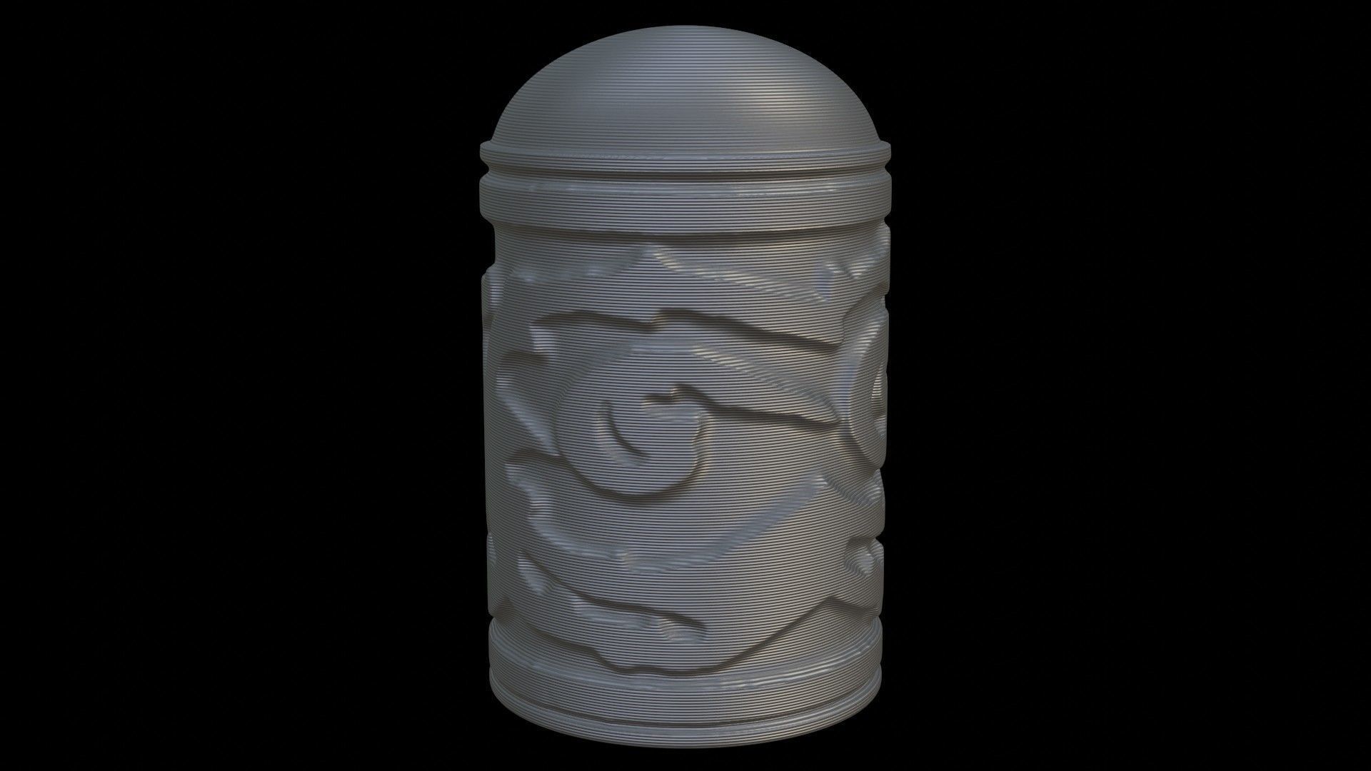 Caucasian or Cossack Gazyr Bag 3D print model_11