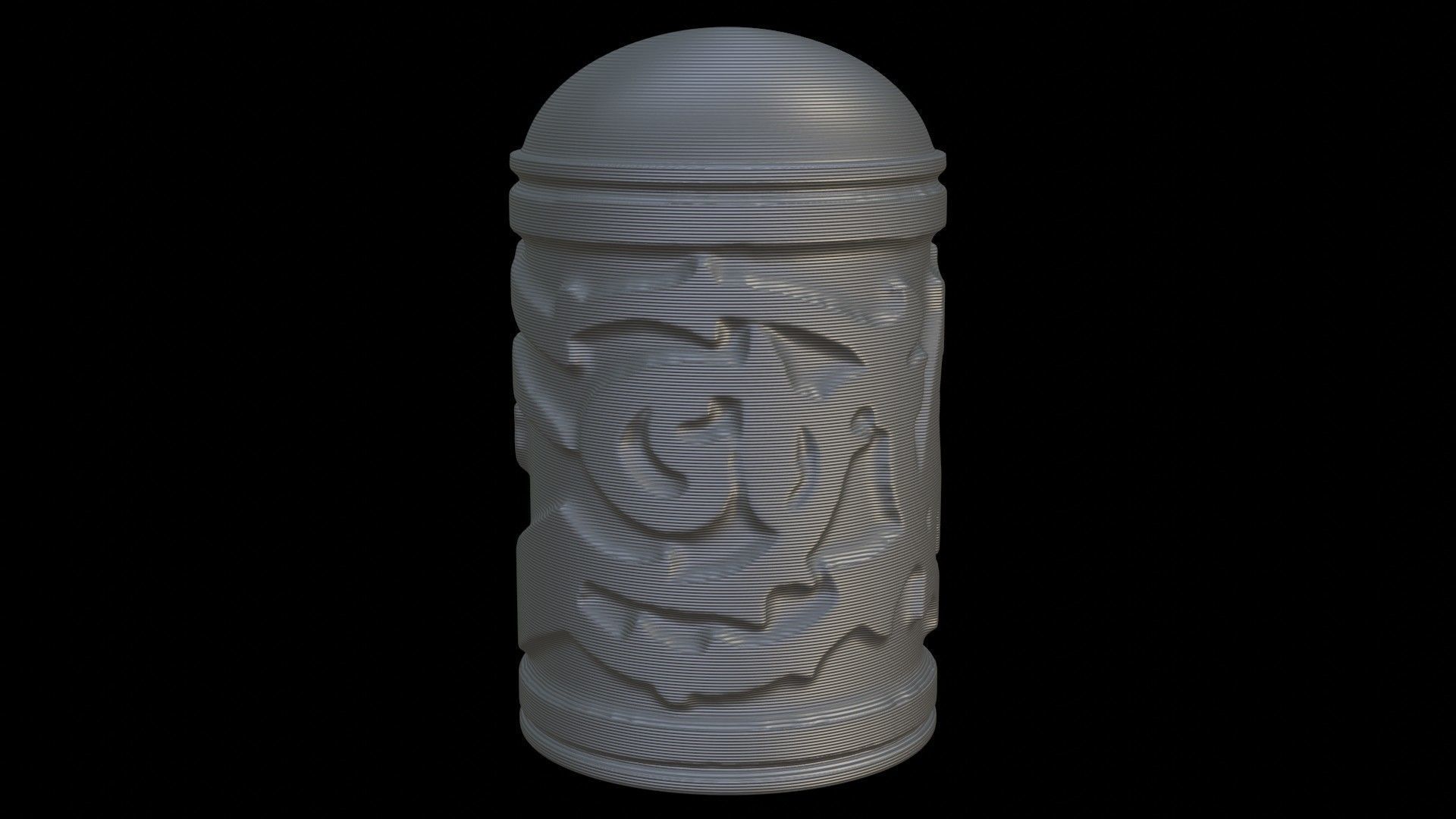 Caucasian or Cossack Gazyr Bag 3D print model_10