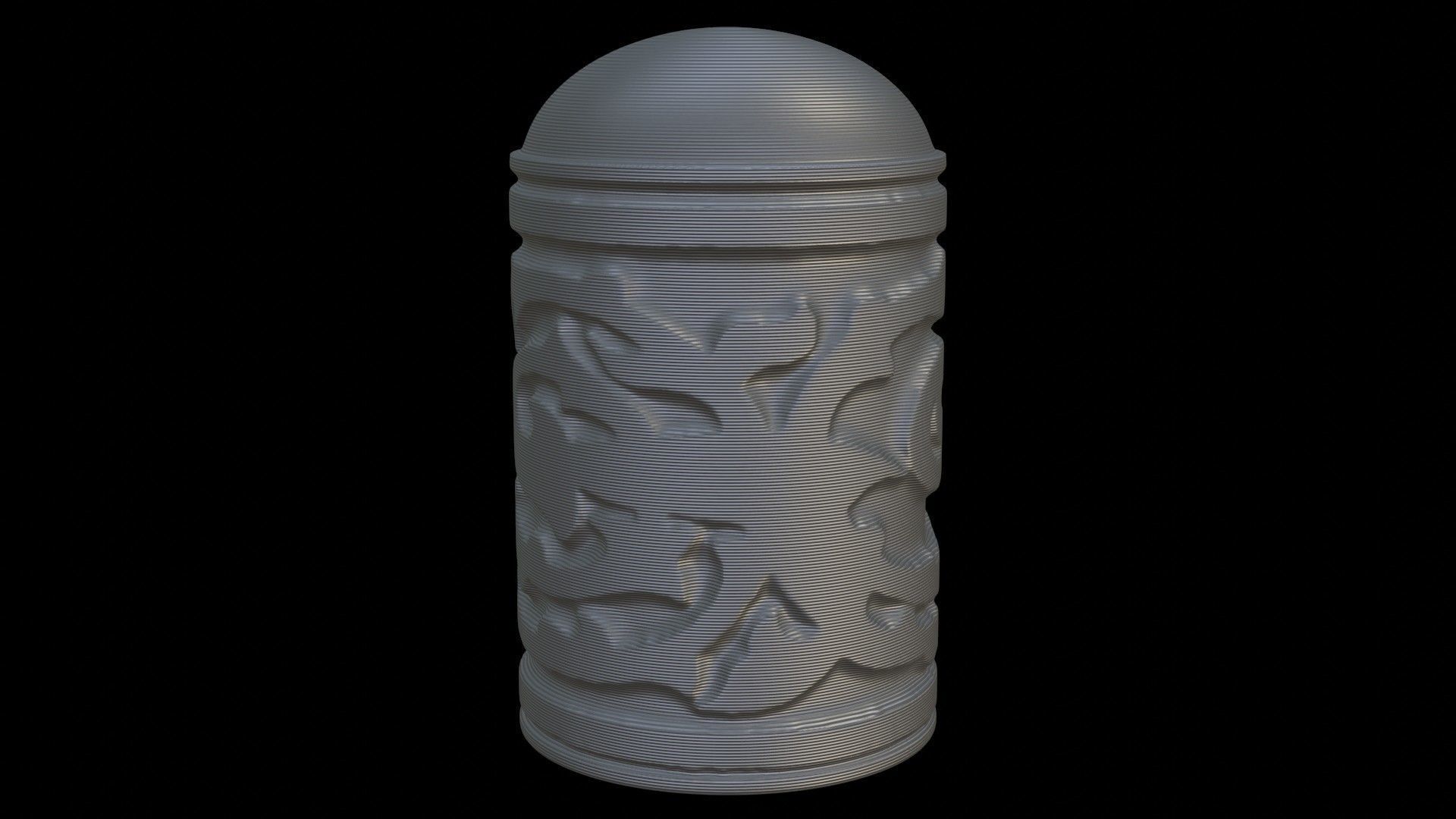 Caucasian or Cossack Gazyr Bag 3D print model_12