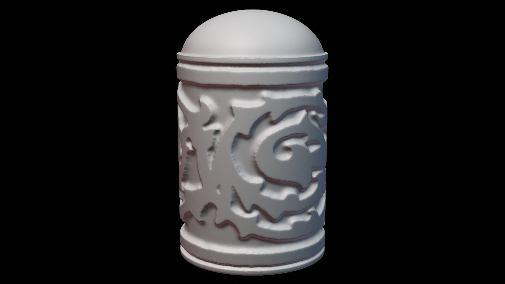 Caucasian or Cossack Gazyr Bag 3D print model_3