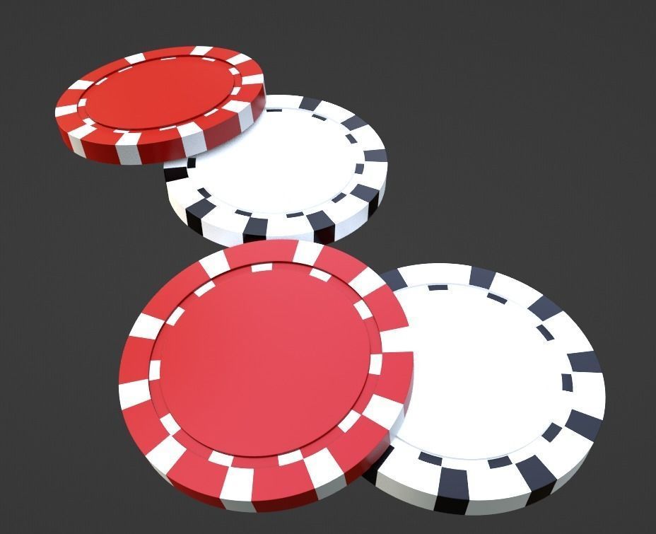 Poker game 3D model_8