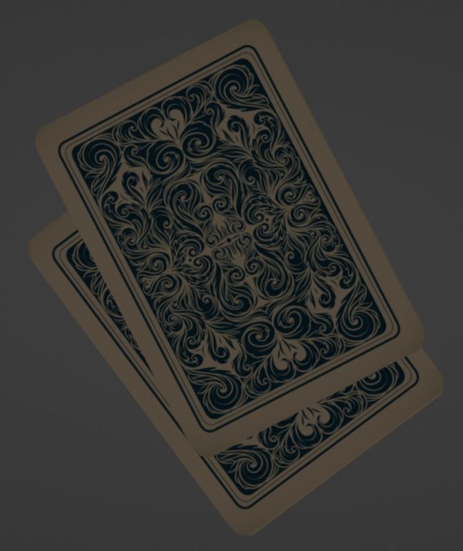 Poker game 3D model_5